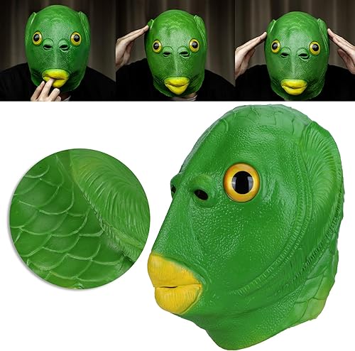 Miniatura 3 de Máscaras de látex de animales, máscara para la cabeza, máscaras de Halloween, cubierta facial de látex, máscara de fiesta de disfraces de Halloween,