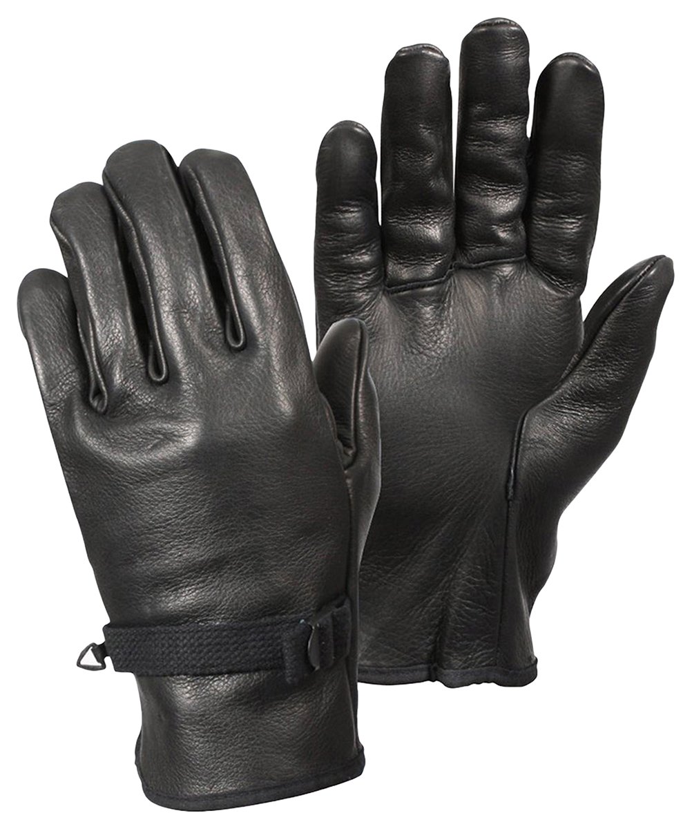 Photo 1 of Rothco Leather D3-A Type Gloves Black 6 Size