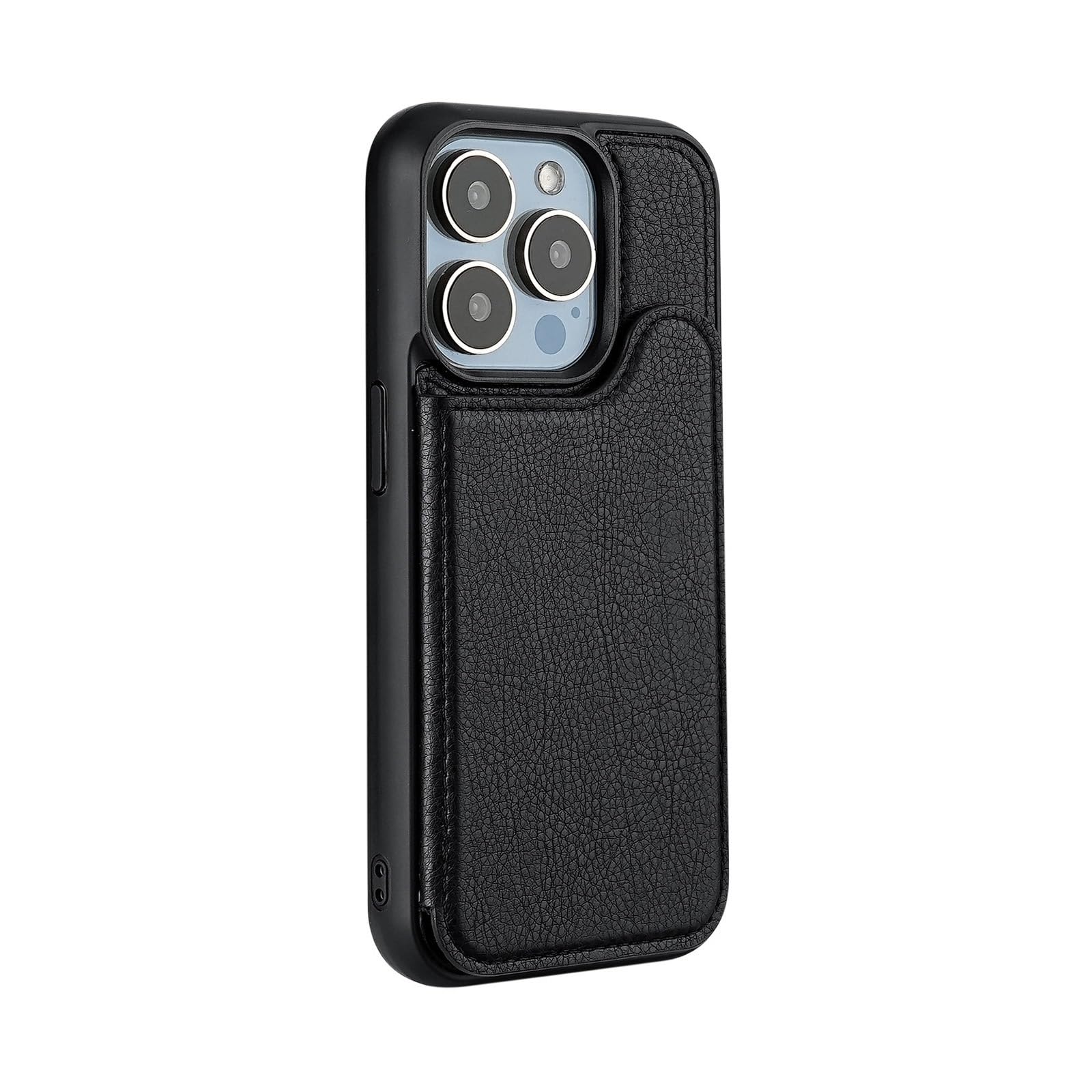 Coque Portefeuille iPhone 16 Pro Anti-Perte de Cartes Magnétique