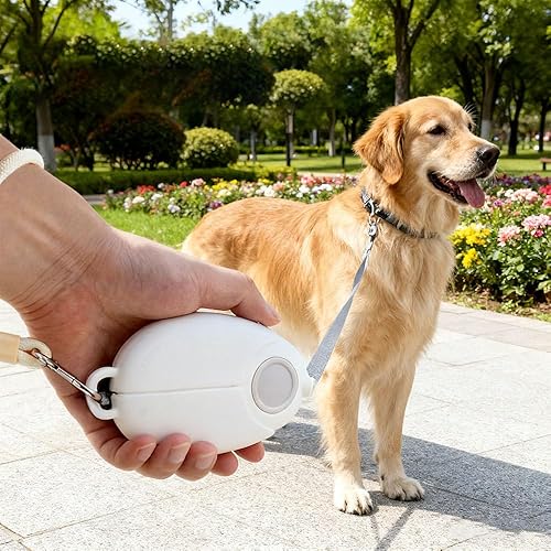 Miniatura 7 de Retractable Dog Lead, Adjustable Automatic Extending Leash with Built-in LED Light & Removable Wrist Strap for Small Medium Cats Dogs Walking