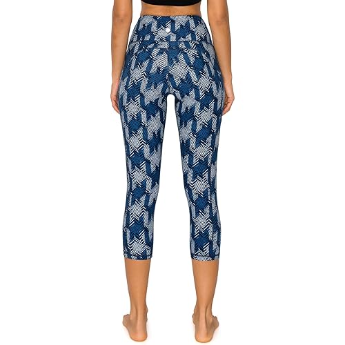 Leggings Depot High Waist Printed Athletic Pants for Women with Pockets for Yoga, Workout, Running, Hiking