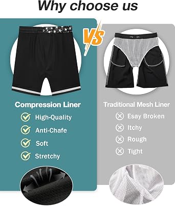 zeetoo Mens Swim Trunks with Compression Liner 9 Inseam Quick Dry Swim Shorts with Zipper Pockets Bathing Suit