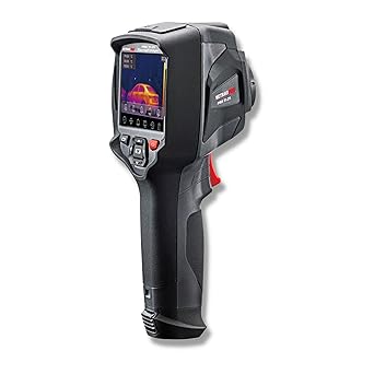 Metravi PRO TI-25 Handheld Thermal Imager upto 550?C with 256?192 pixels resolution. Images & video recording along with touchscreen TFT LCD display, Wi-Fi, USB, free App
