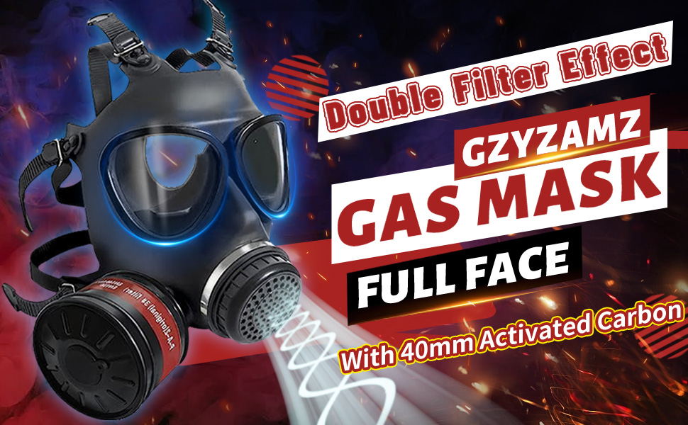 GAS NO MORE HIROSHIMA gauze gism ガス Amazon.com: GZYZAMZ Full Face Respirator Reusable Gas Mask