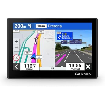 Garmin Drive 53 MT EU - Navigation Device with 5 Inch Colour Display Pre-Installed Europe Maps 46 Countries Real-time Services via Garmin Drive App Driver Assistance TripAdvisor