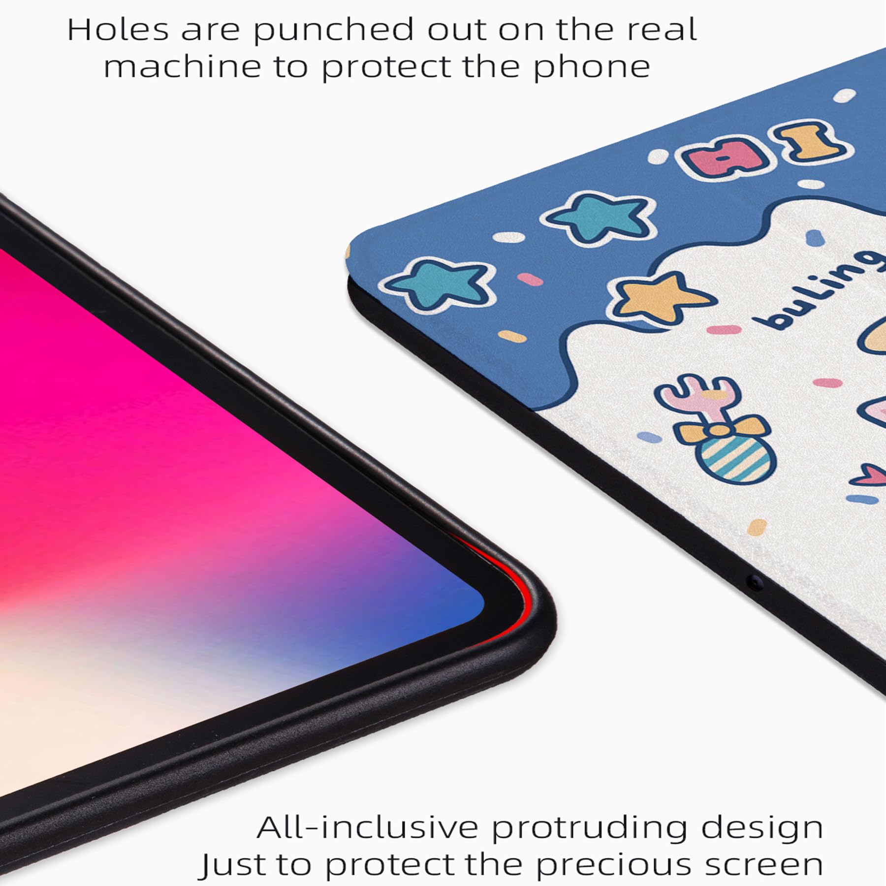 RanTuo Tablet Cover per Realme Pad X, Pelle PU, Sottile, Antipolvere, Custodia per Tablet Resistente alle Cadute per Realme Pad X.(Viola