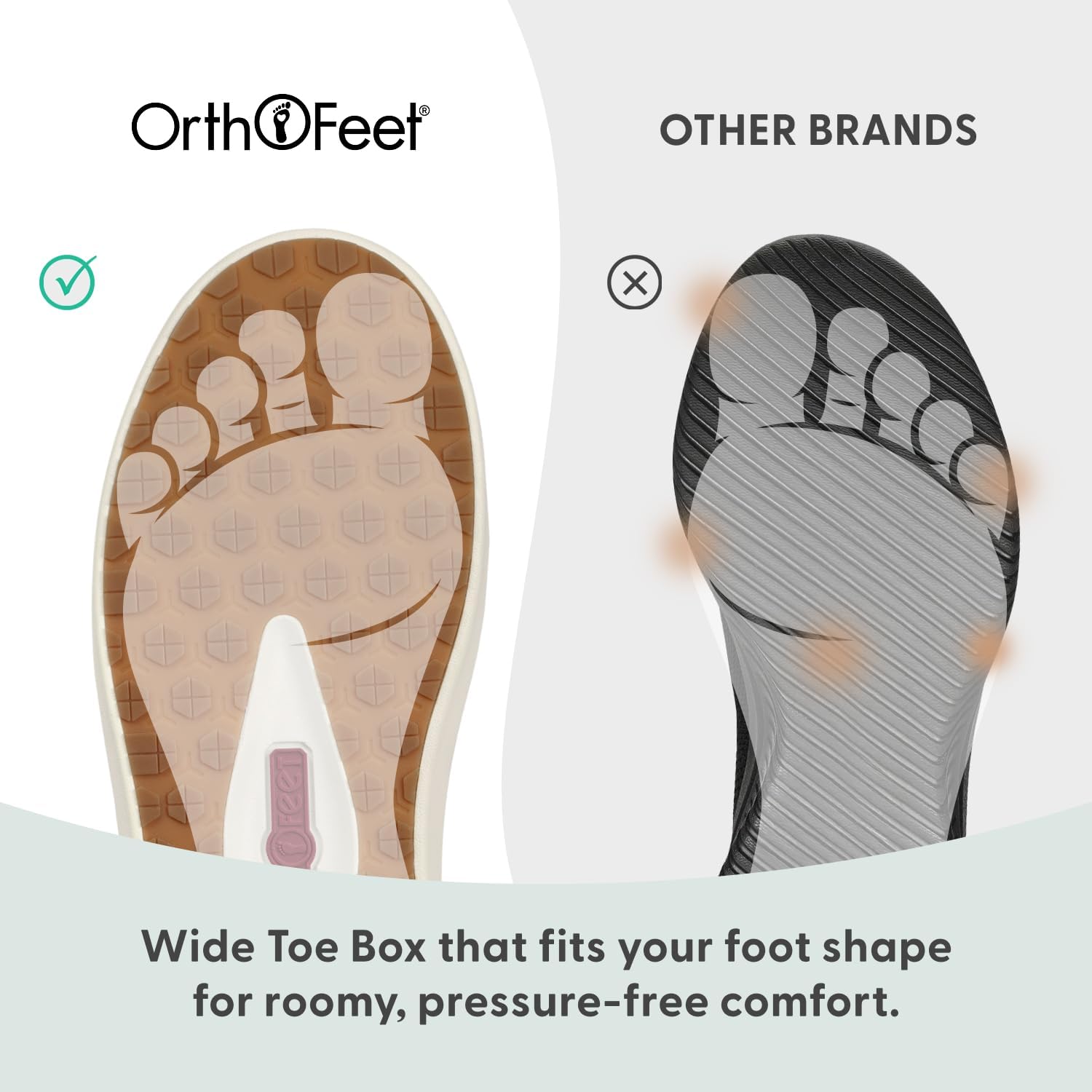 Orthofeet Women's Orthopedic Wander Hands-Free Leather Slip-On Dress Sneaker