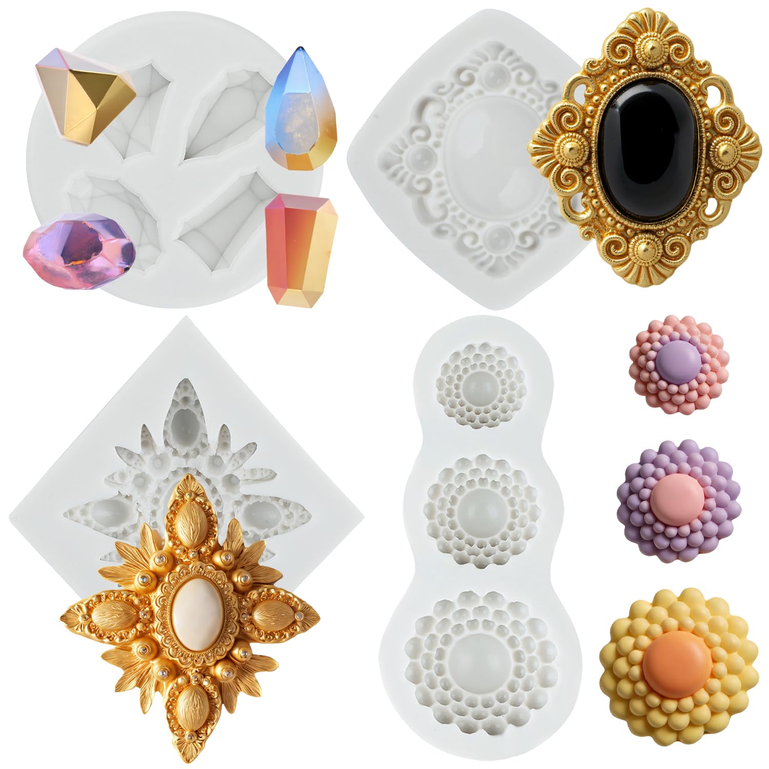 Moule silicone décoration de gâteaux antiadhésif pour pâte à sucre parfaite