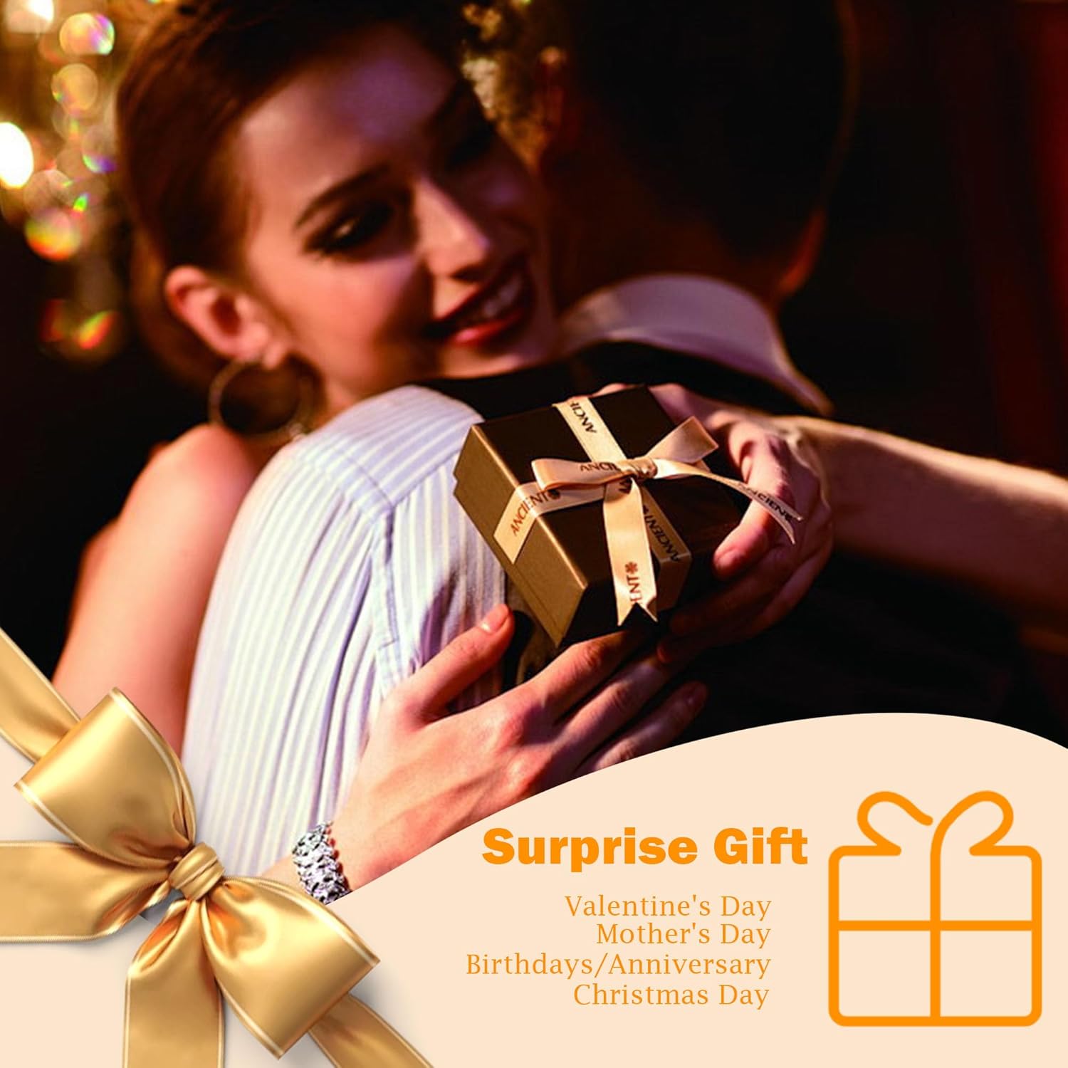 Heart Infinity Earrings for Women 925 Sterling Silver Birthstone Drop Dangle Earrings Birthday Christmas Valentines Day Mother’s Day Jewelry for Women Wife Her Mom