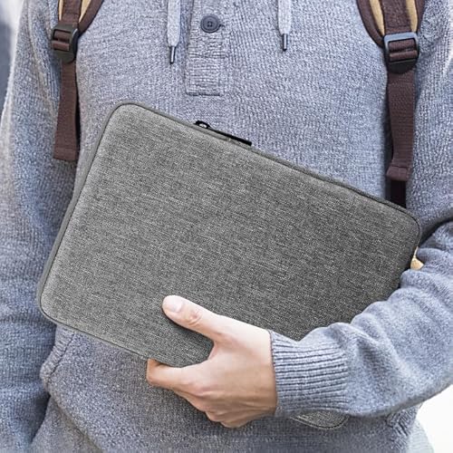 タブレット スリーブケース 9-11インチ TiMOVO iPad 11世代 ipad バッグ ポーチ ノートパソコン ケース PC ラップトップ カバー インナーケース タブレットケース 小学生 ランドセルに入る 撥水加工 耐衝撃 軽量 薄型 iPad Air/Pro 11"(M3/M2)/iPad 10世代/iPad 10.2/iPad Air 4/5/iPad mini7等対応 浅灰