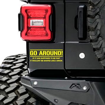 Go Around Vinyl Body Decal Window Car Truck Sticker