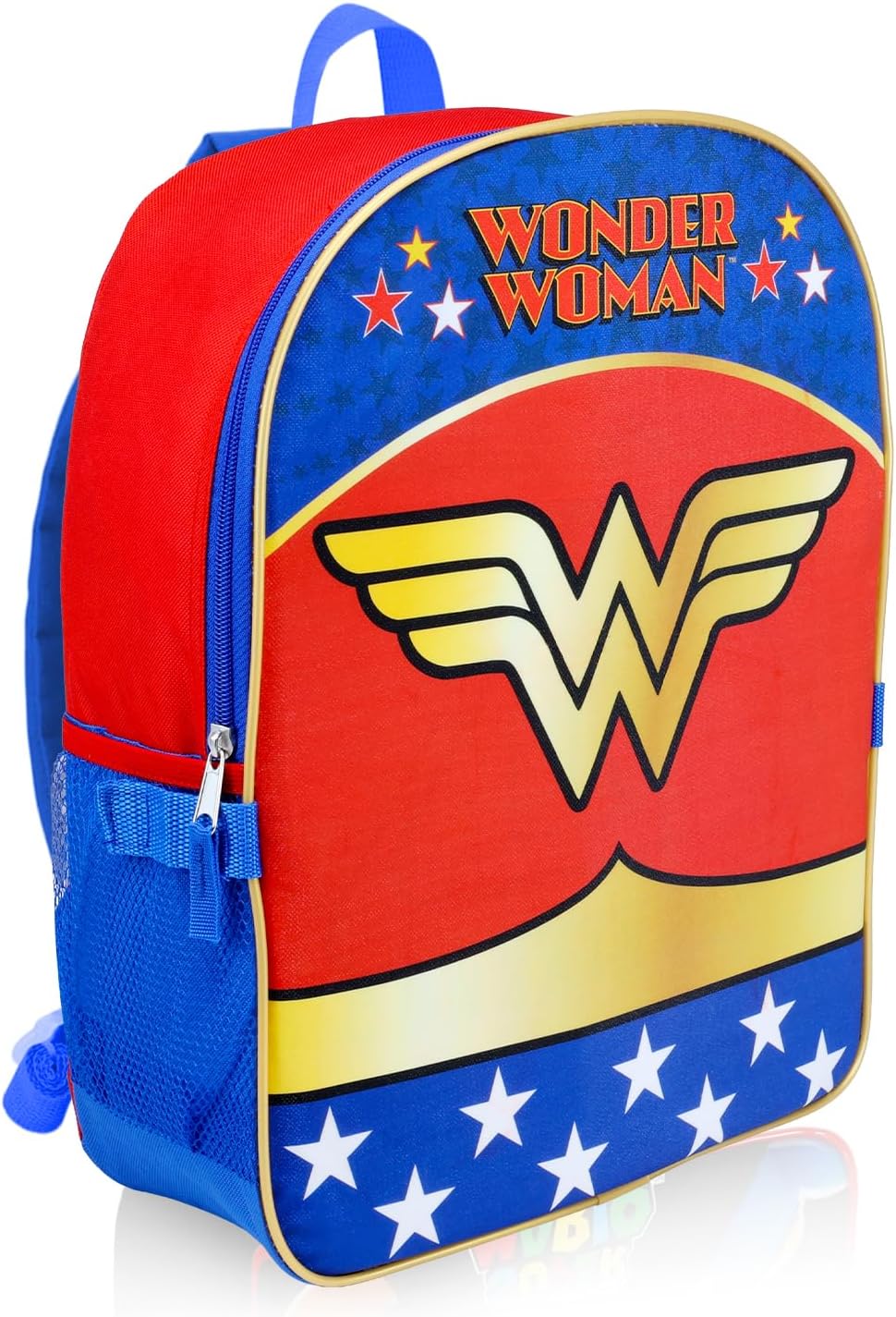 Wonder Woman Backpack with Lunchbox Set for Girls School Bundle + More image 3