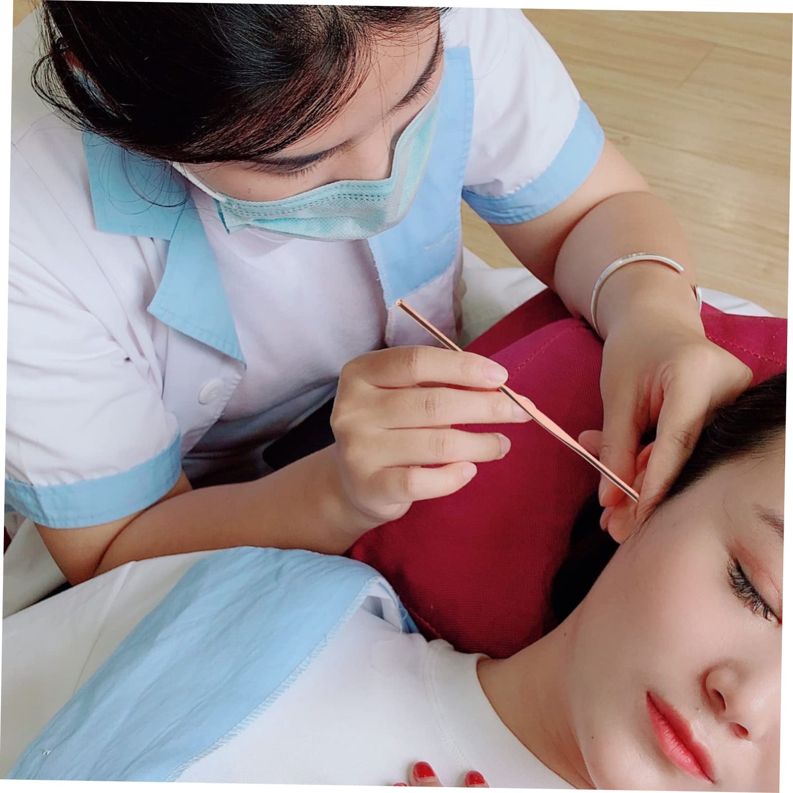 FRCOLOR 6pcs Portable Ear Wax Kit Multipurpose Stainless Steel Ear Cleaning Tools for Home Use