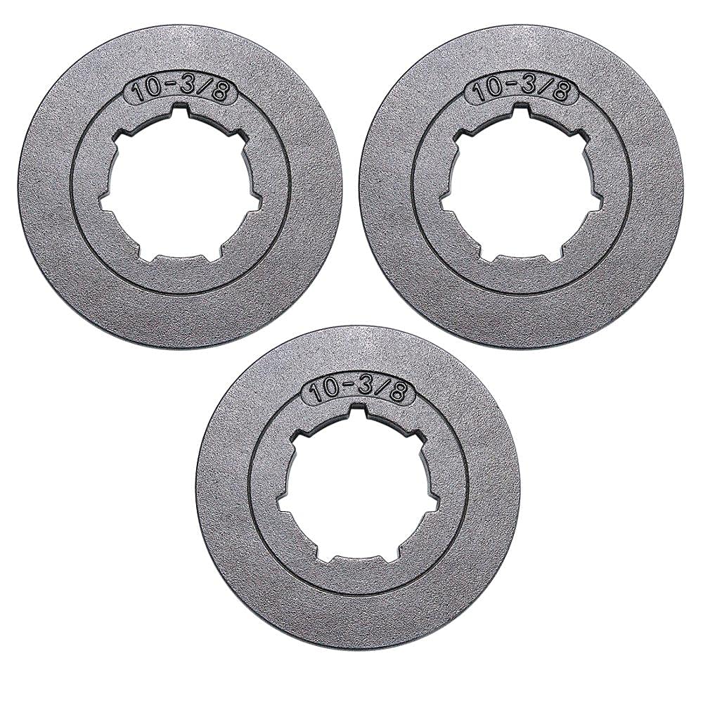 Kit de 3 piñones for Motosierra de 10 Dientes y Paso de 3/8", compatibles con Otras motosierras, estándar de 22 mm y 7 estrías.