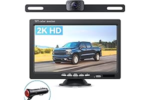 eRapta backup camera for pick up trucks AY7: 7" HD 2K Front...