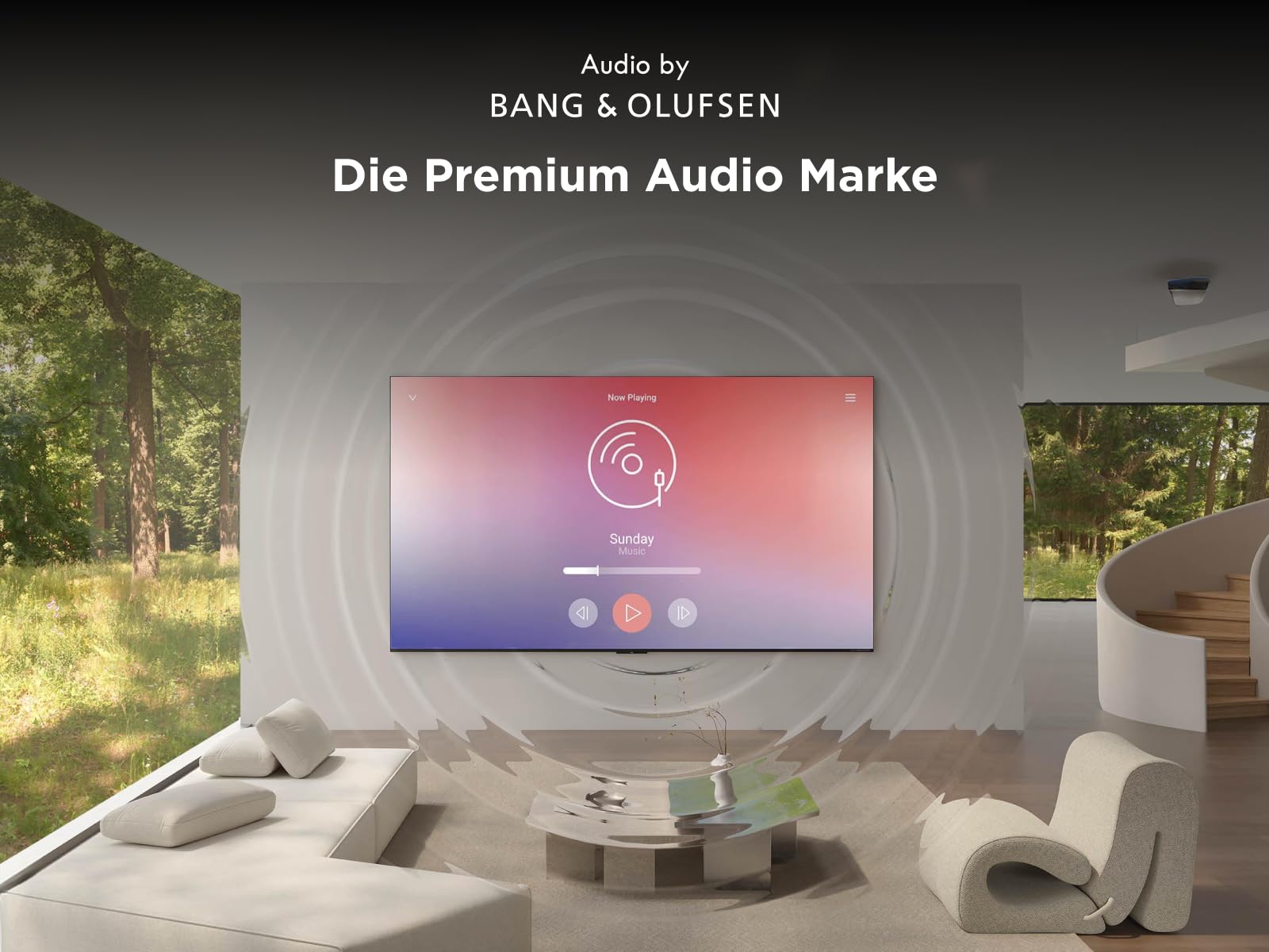 TCL 65Q8C 65 Zoll QD-Mini LED-Fernseher, 4K HDR Premium 4500, ZeroBorder™, Smart Google TV, CrystGlow WHVA-Panel, Audio von Bang & Olufsen, 144Hz Motion Clarity Pro, Dolby Vision IQ & Atmos