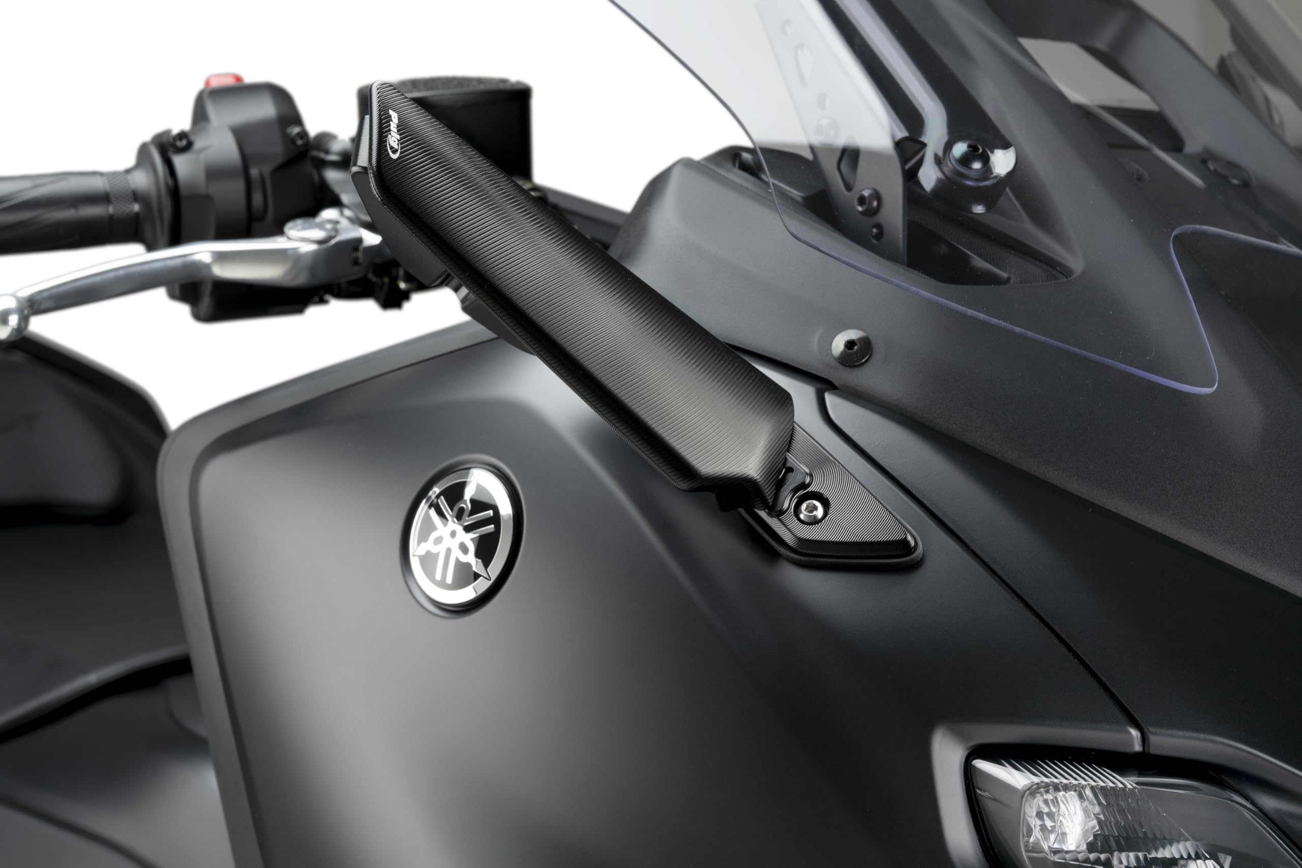 Puig 22016N Aileron Mirror - Aerodynamic Design and Improved Stability, Black