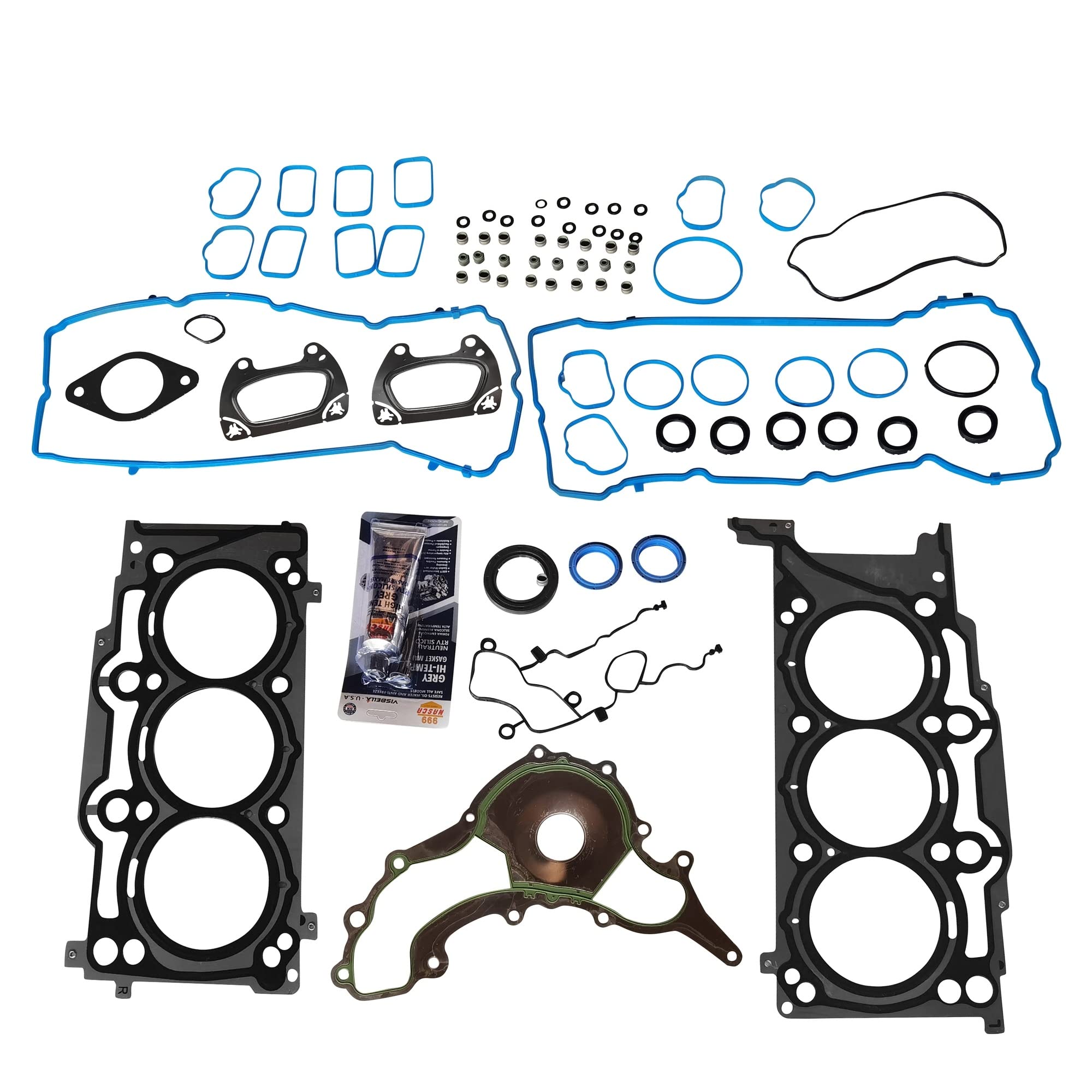 Partsflow Head Gasket Set For Chrysler 200 300 For Dodge Avenger For Dodge Challenger For Dodge Charger For Dodge Grand Caravan For Jeep Grand Cherokee For Ram For VW Routan 3.6L V6 24V VIN "G"