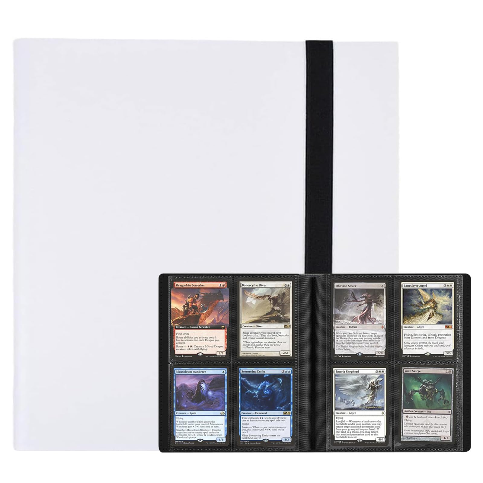 Eastrise 4-Pocket Trading Card Binder, Pocket Trading Card Album, 20 Pages Holding 160 Pockets