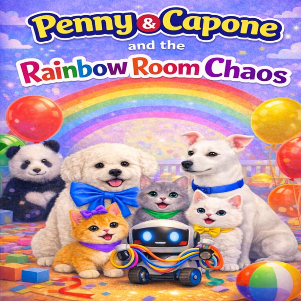 Penny & Capone and the Rainbow Room Chaos: A fun and Colorful Robot Adventure About Friendship, Teamwork. and staying calm (age 4-8) (Penny & Capone Signature Adventures)