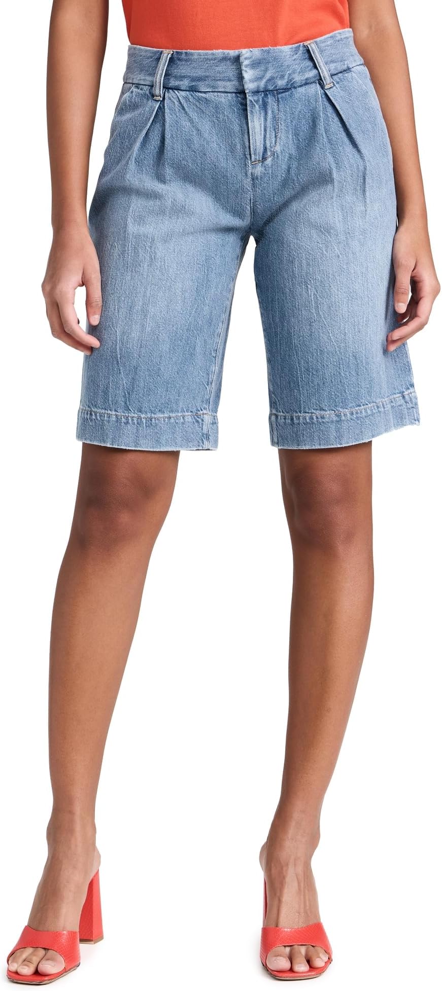 alice + olivia Women's Eric Low Rise Bermuda Shorts