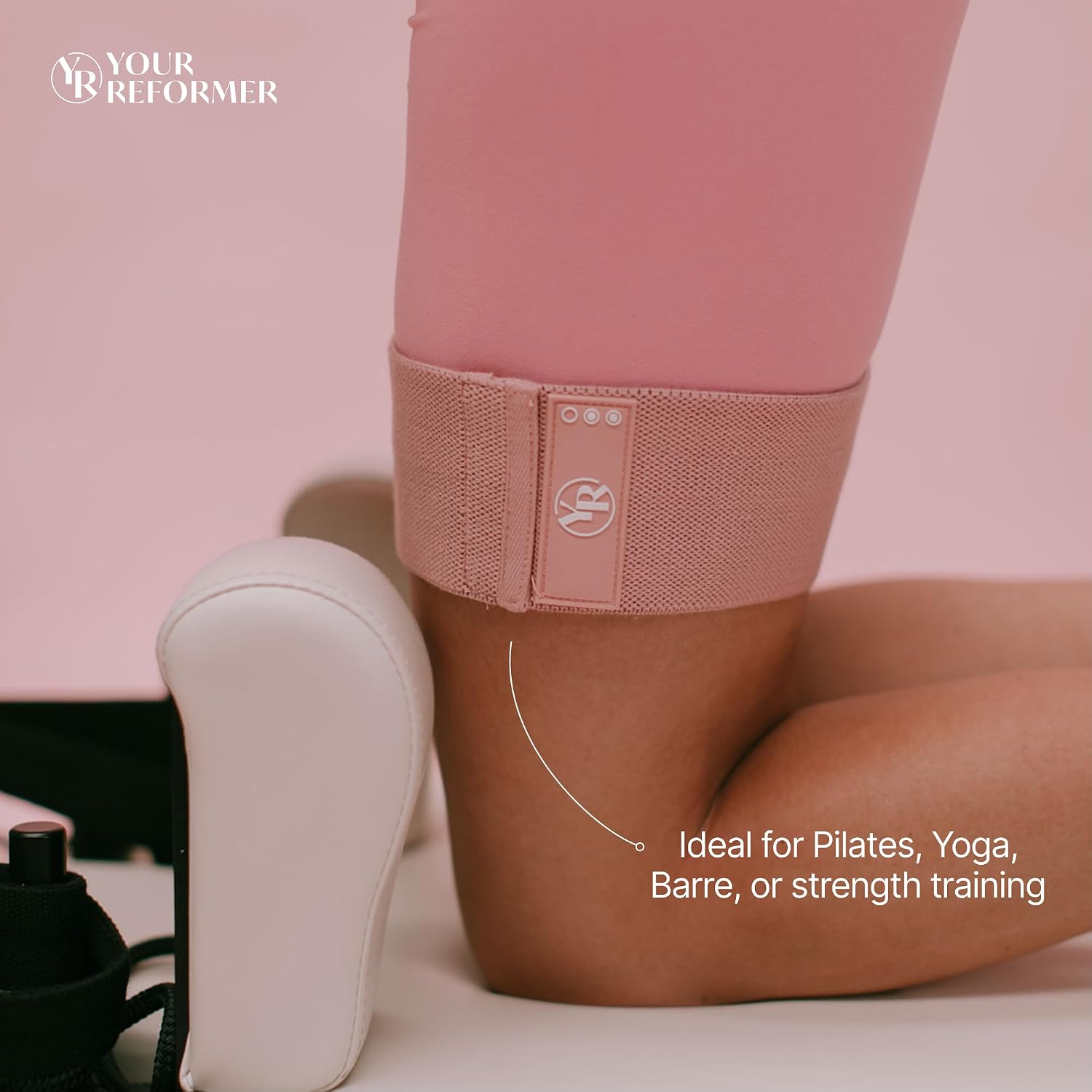 Fabric Booty Bands Set, 3 Resistance Levels for Pilates image 3