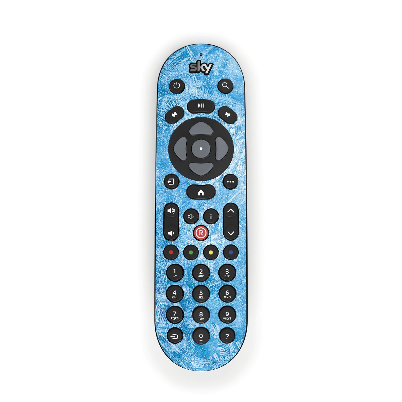 Stika.co Blue Frozen Ice Design Vinyl Skin Sticker For Remote Controller