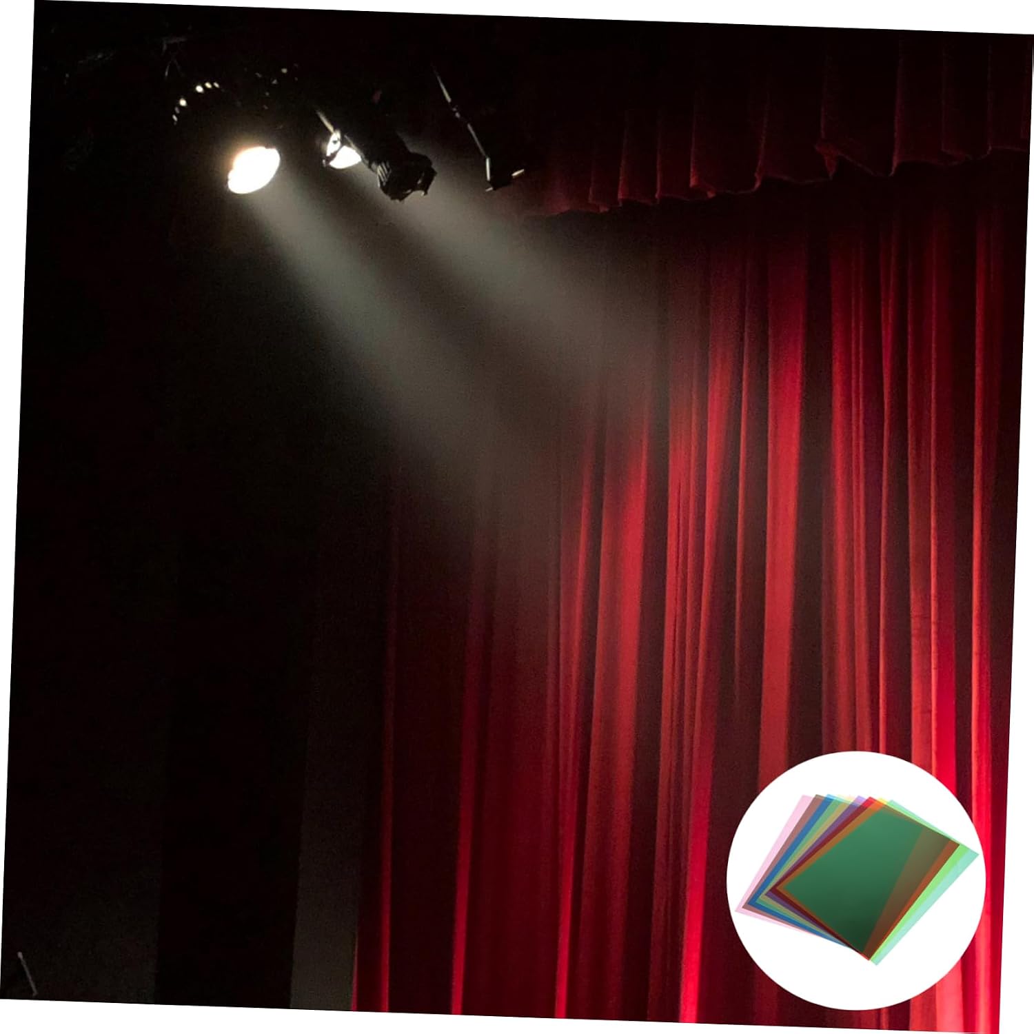 9pcs A4 Color PVC Light Diffuser Sheets Translucent Acrylic Film Lighting Gel Filters for Photography and Classroom Use