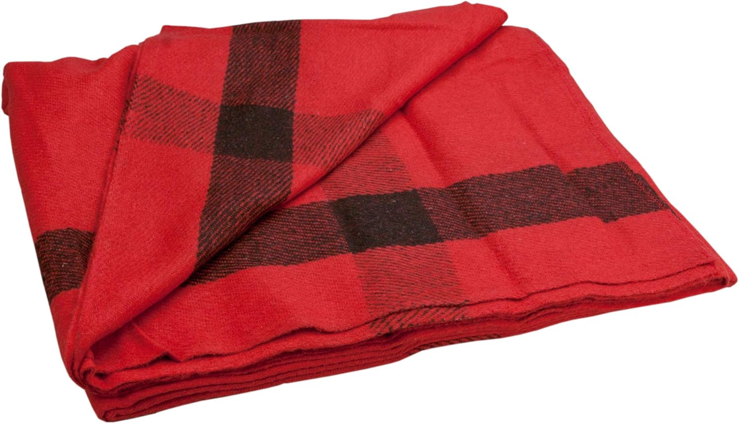 Vintage Style Camp Blanket - Red - 60"x80"