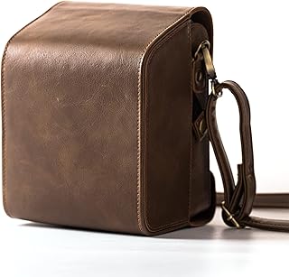 Vintage Camera Bag for Polaroid Onestep+/ Now+ Polaroid Originals Onestep 2 VF/Now I-Type IBluetooth Connected Instant Film Camera (Brown Case)
