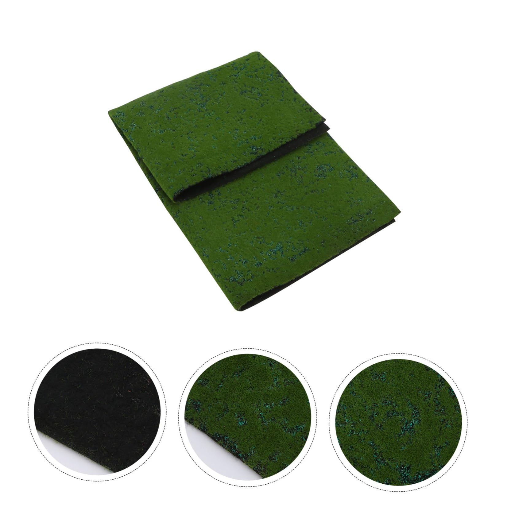Homoyoyo Musgo Artificial Falso de Tela Perlada para Decoración de Jardín