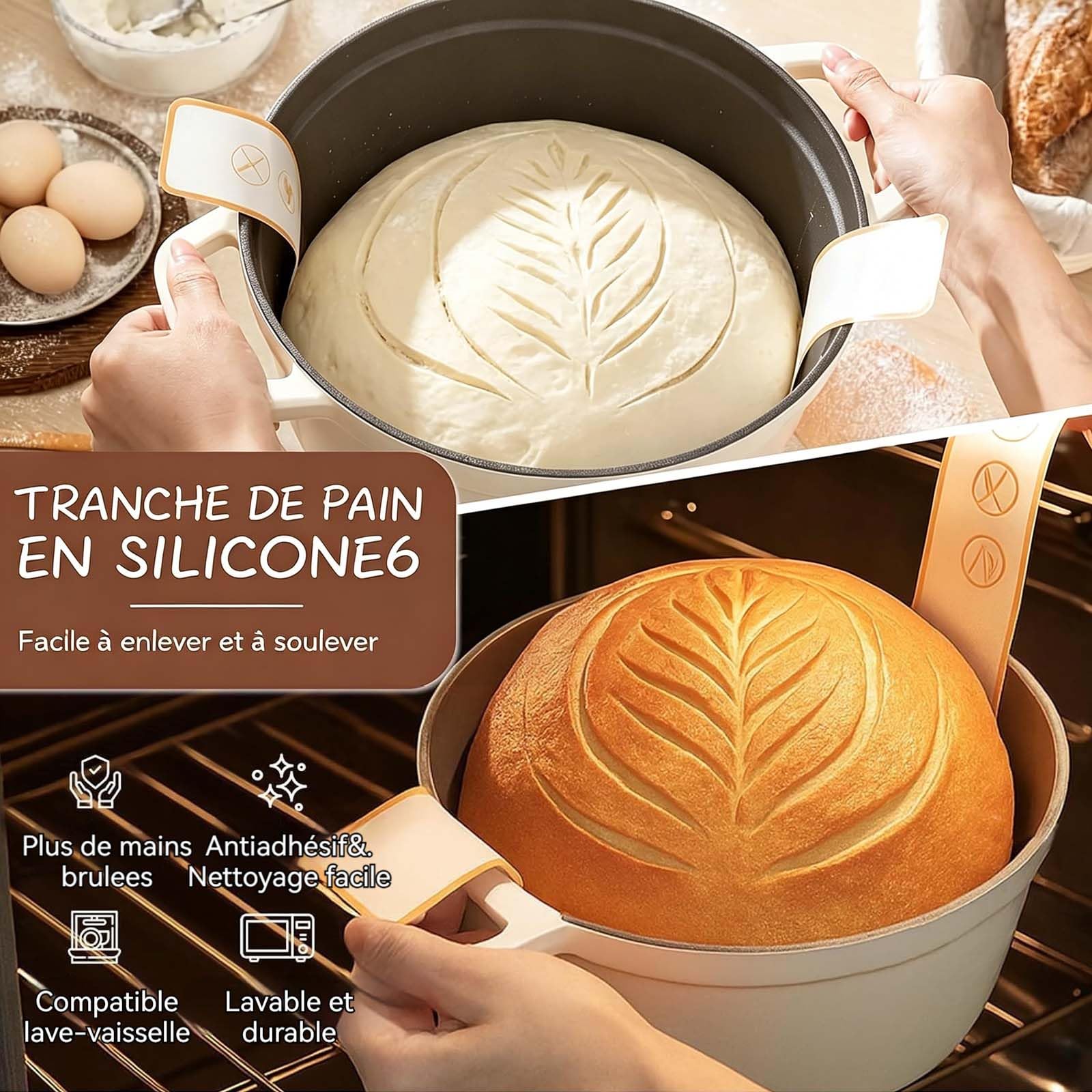 Banneton Pour Pain kit fermentation au levain ensemble d'outils pour la fermentation et la cuisson du pain 56 pièces pour débutants