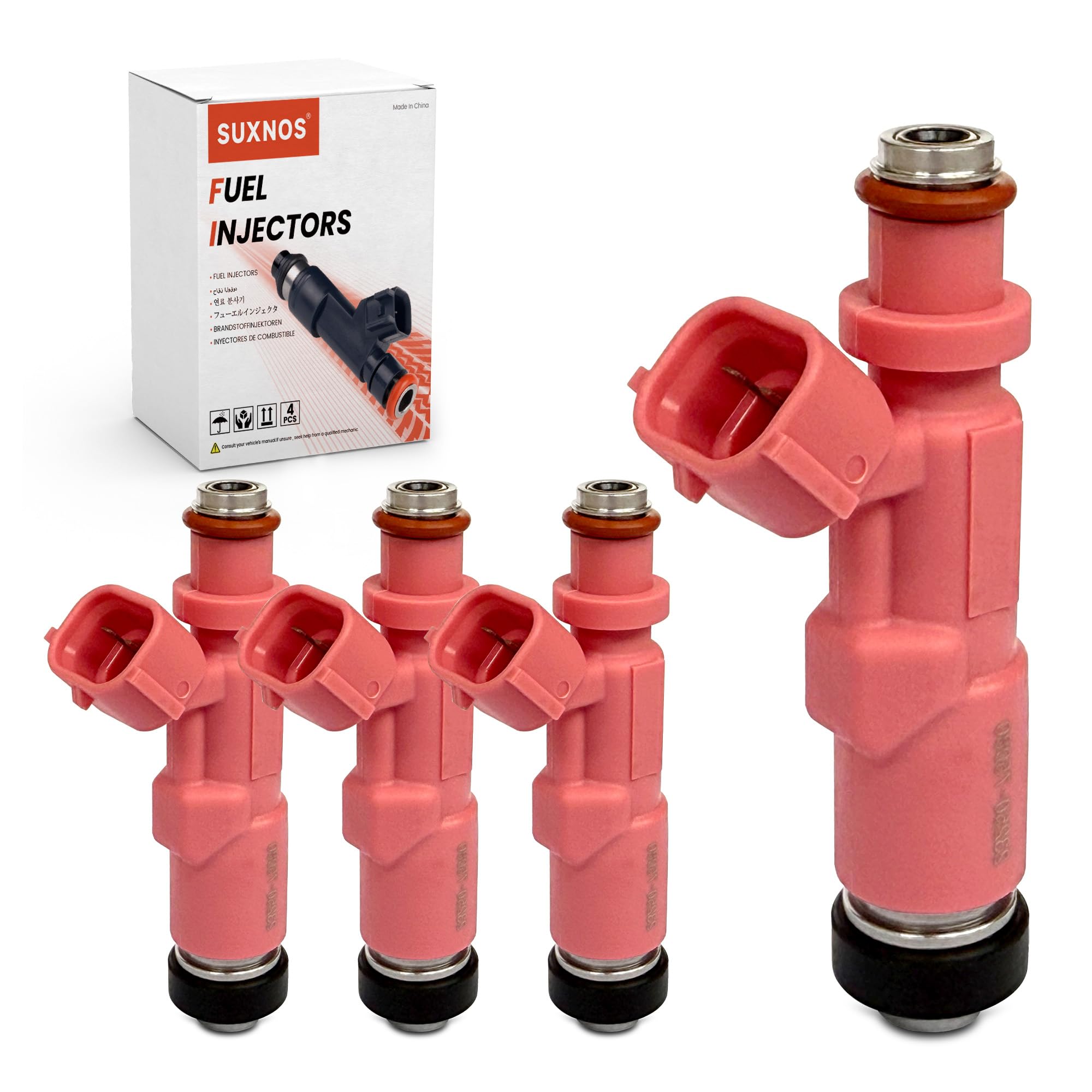 Fuel Injectors Fits For-Toyota Tacoma 2000 2001 2002 2003 2004 2.4L/ 2.7L L4 4Runner 2000 2.7L L4 4PCS FJ793 23250-75080 23209-79135 8001770N