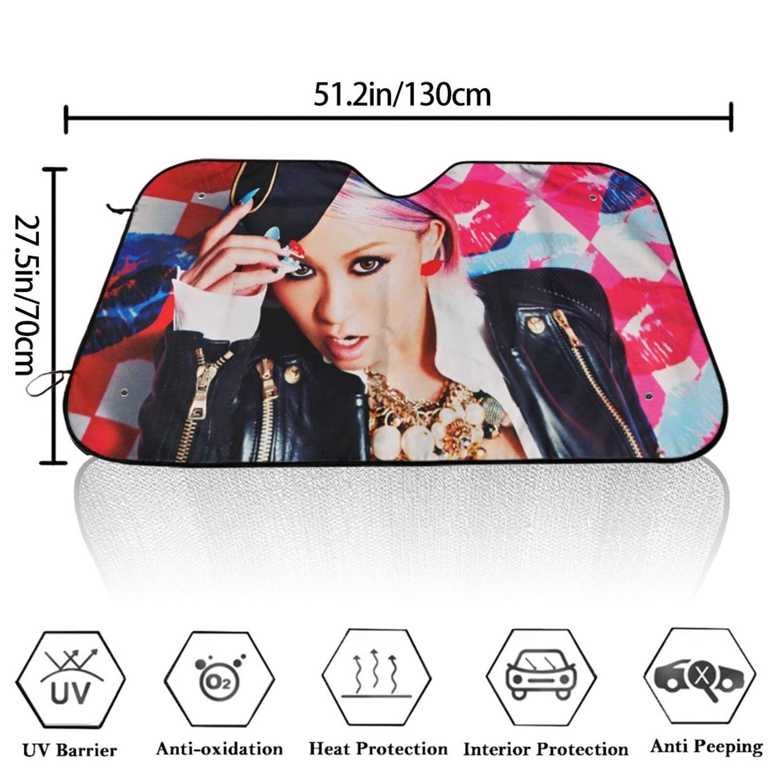 Amazon | 倖田來未 Koda Kumi (3) 車用サンシェード 簡単収納