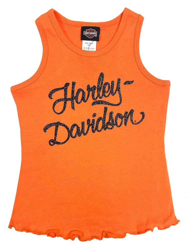 Amazon.com: Harley-Davidson Big Girls' Glittery Rib