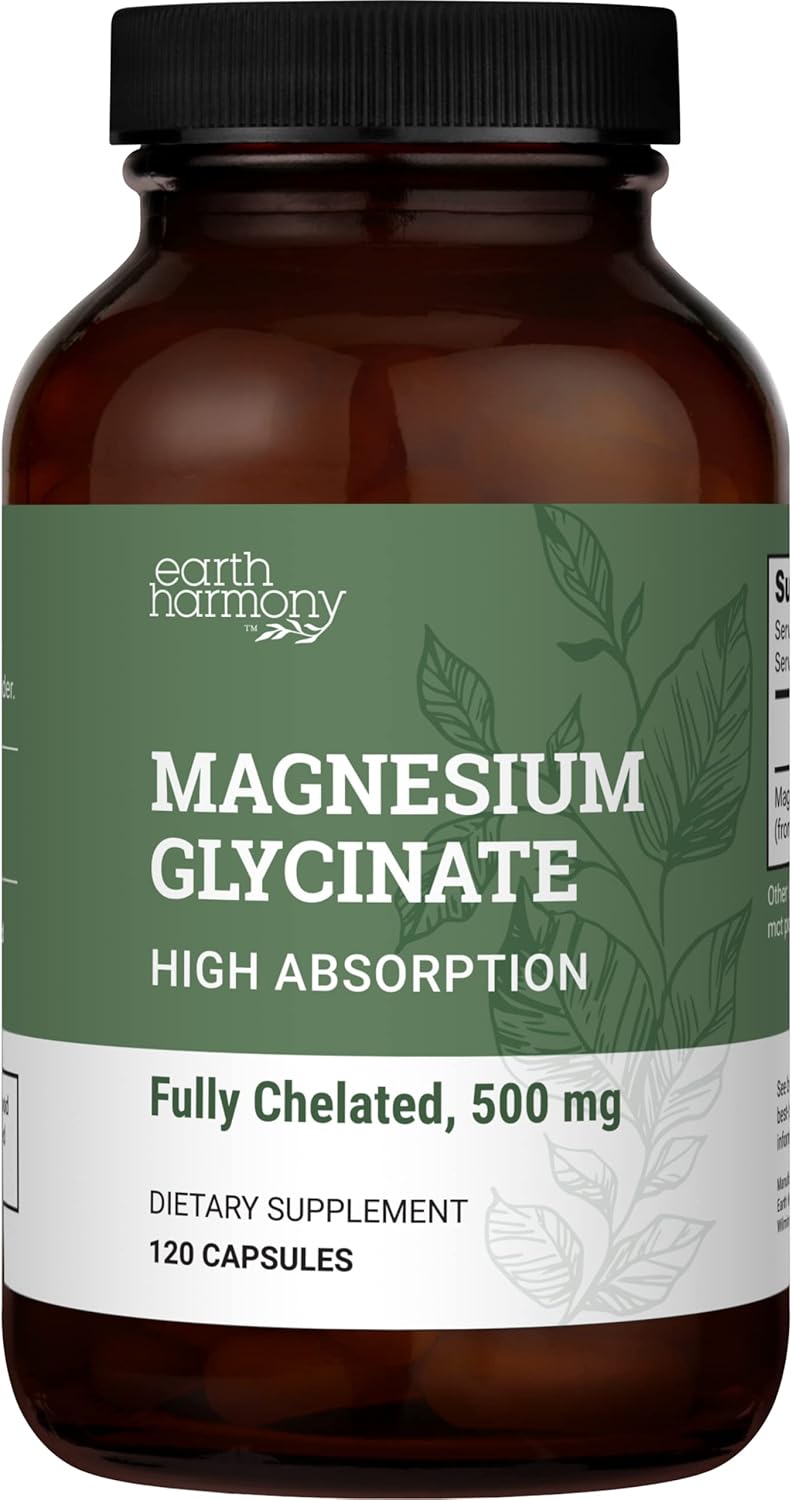 Chelated Magnesium Glycinate 500mg High Absorption Magnesium