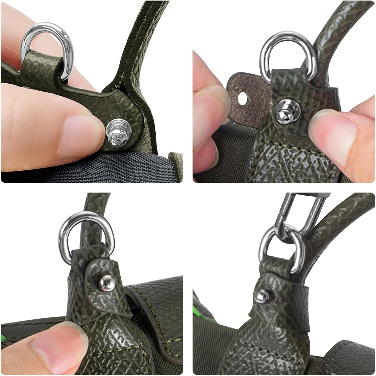 Bag Leather Strap Replacement Adjustable Crossbody Shoulder Straps Pouch - Image 6