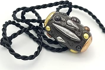 Very Special Thai amulet Holy magic Leklai Pri-dum cutting by Lp Somporn Samawaro. Powerful necklace amulet. Bring super lucky, Best protection, Size M