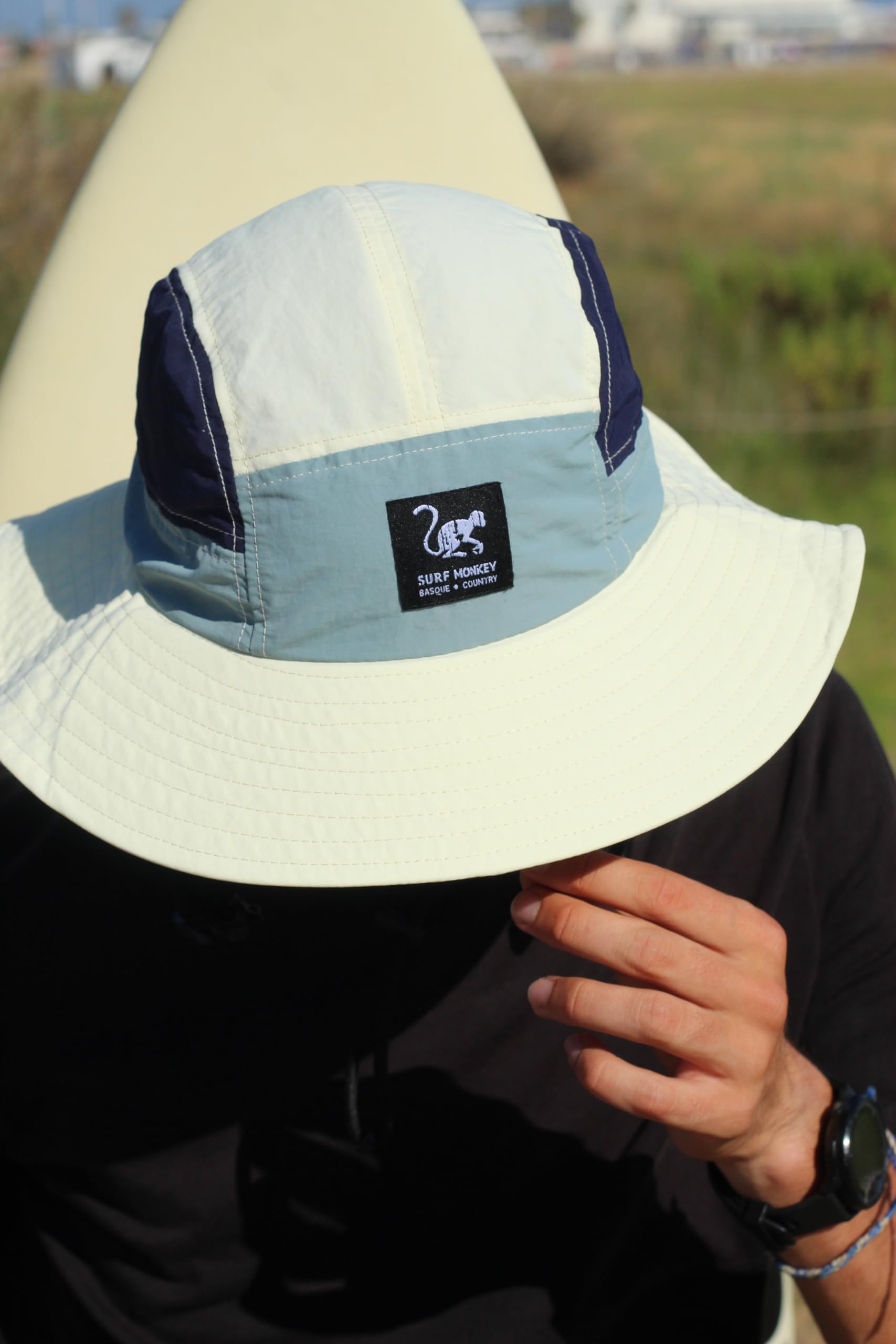 Sombrero Surf Hombre/Mujer UPF50+ - Boonie Hat con Protección Solar - Visera Flexible/Waterproof/Reciclado