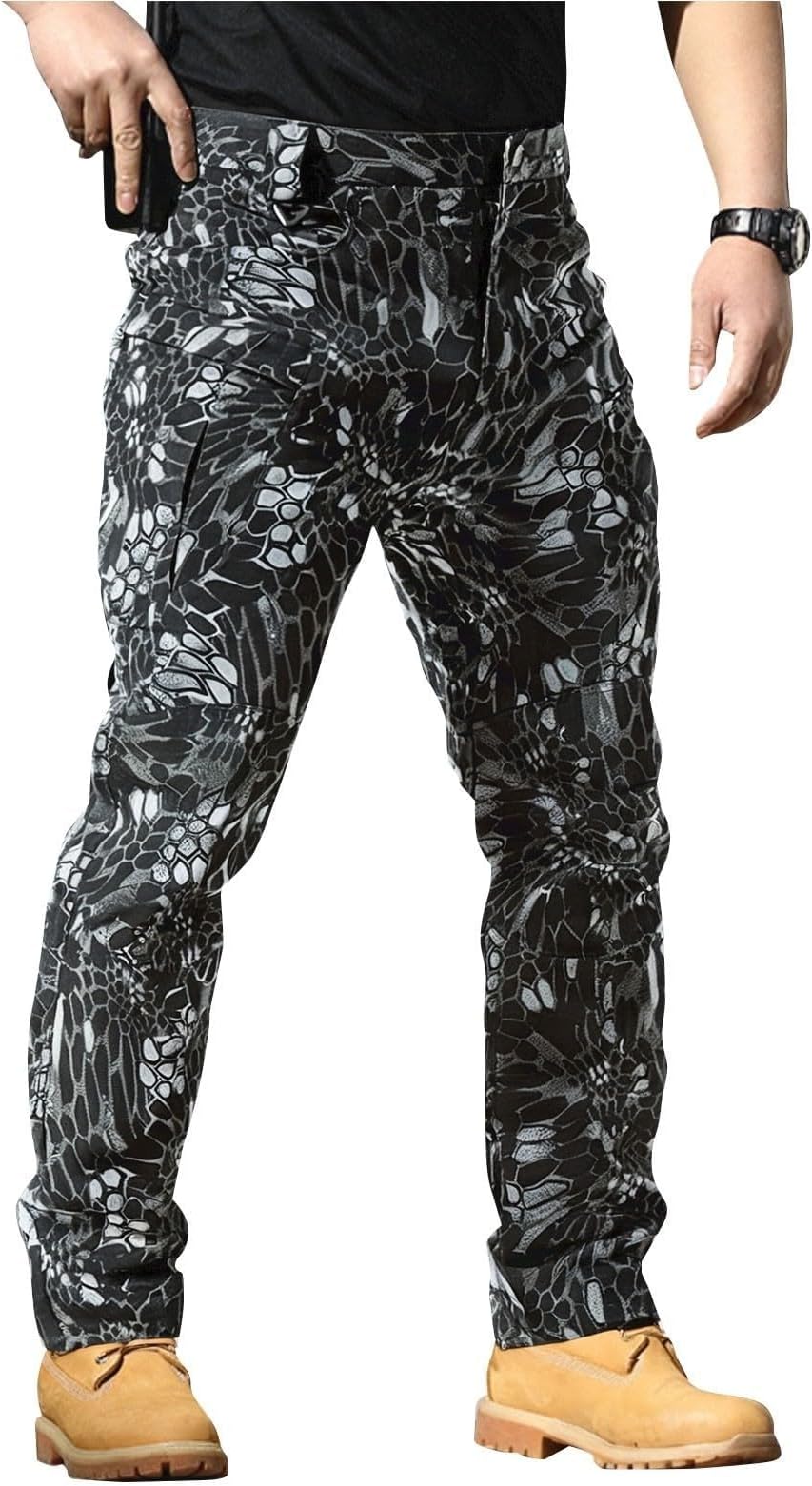 Cargo Work Pants for Men Cargo Pants with Pockets Ripstop Hiking Big and Tall Work Pants Workout Joggers Sweatpants for Men