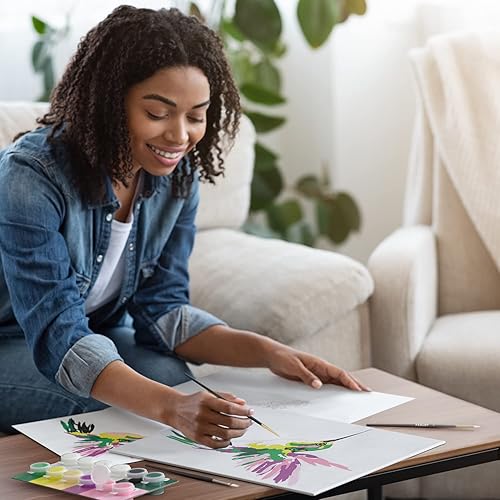 Miniatura 7 de ARTEZA - Juego de 15 pinceles para detalles, juego de pinceles para detalles finos para modelos y lienzos en miniatura