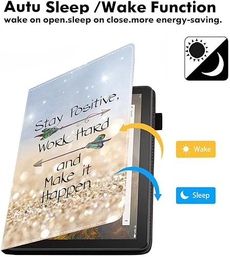 Miniatura 9 de Funda para tableta Tienda Fire HD 10Fire HD 10 Plus (11 generación, versión 2021), funda delgada de piel sintética con ranura para tarjeta y soporte