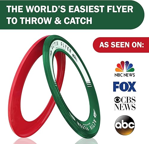 Miniatura 2 de Activ Life Anillos voladores para niños paquete de 2 vuelan recto y no se lastiman 80 más ligeros que los frisbees estándar reemplaza el tiempo de