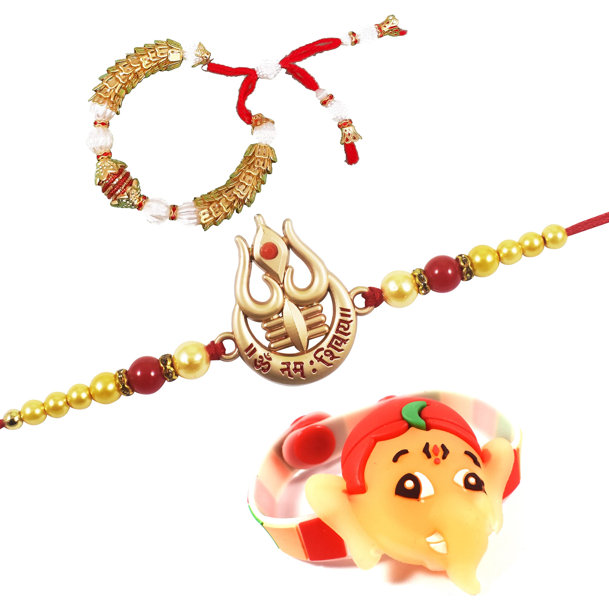 Partunay Set Of 3 Rakhi Family Combo For Brother Bhabhi And Kids Rakhi For Brother Bhabhi And Kids Bhaiya Bhabhi Rakhi Set (B0CDXXF1R4) Amazon Price History, Amazon Price Tracker