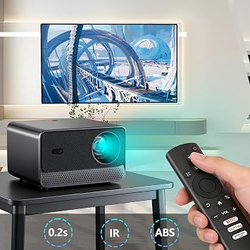 AWO Replacement Remote Control Compatible for Lisowod L03Pro,for Lisowod L61Pro,for ELEPHAS W1K,for ONOAYO ONO3,for HAPPRUN H11,for AURZEN Boom 3 F503 Mini Portable Movie Projectors