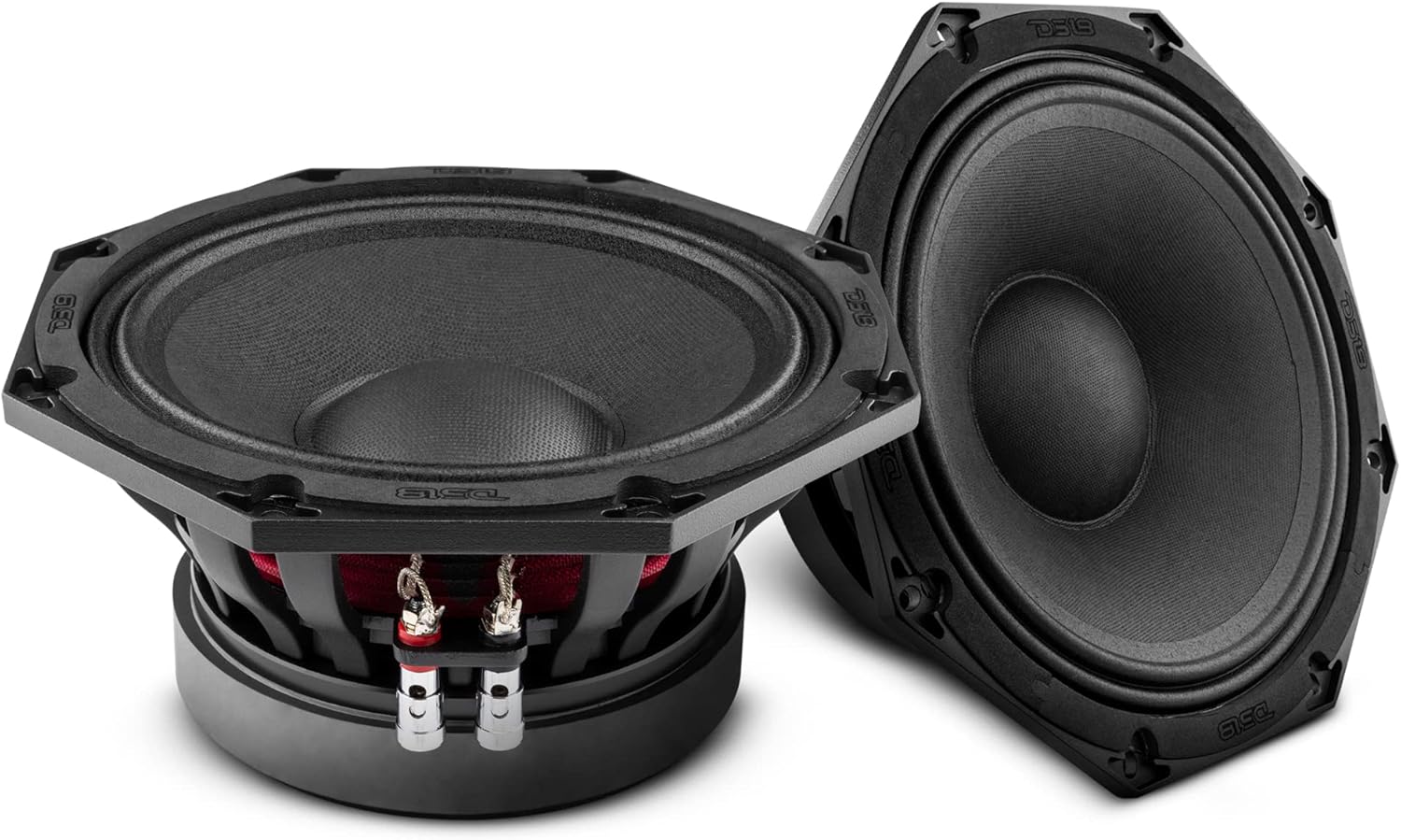 DS18 8OCT400-8 PRO 8" Octagon Mid Range Loudspeaker 800 Watts Max Power 400 Watts RMS 8-Ohm - Premium Quality Audio for Car or Truck Stereo Sound System - 1 Speaker