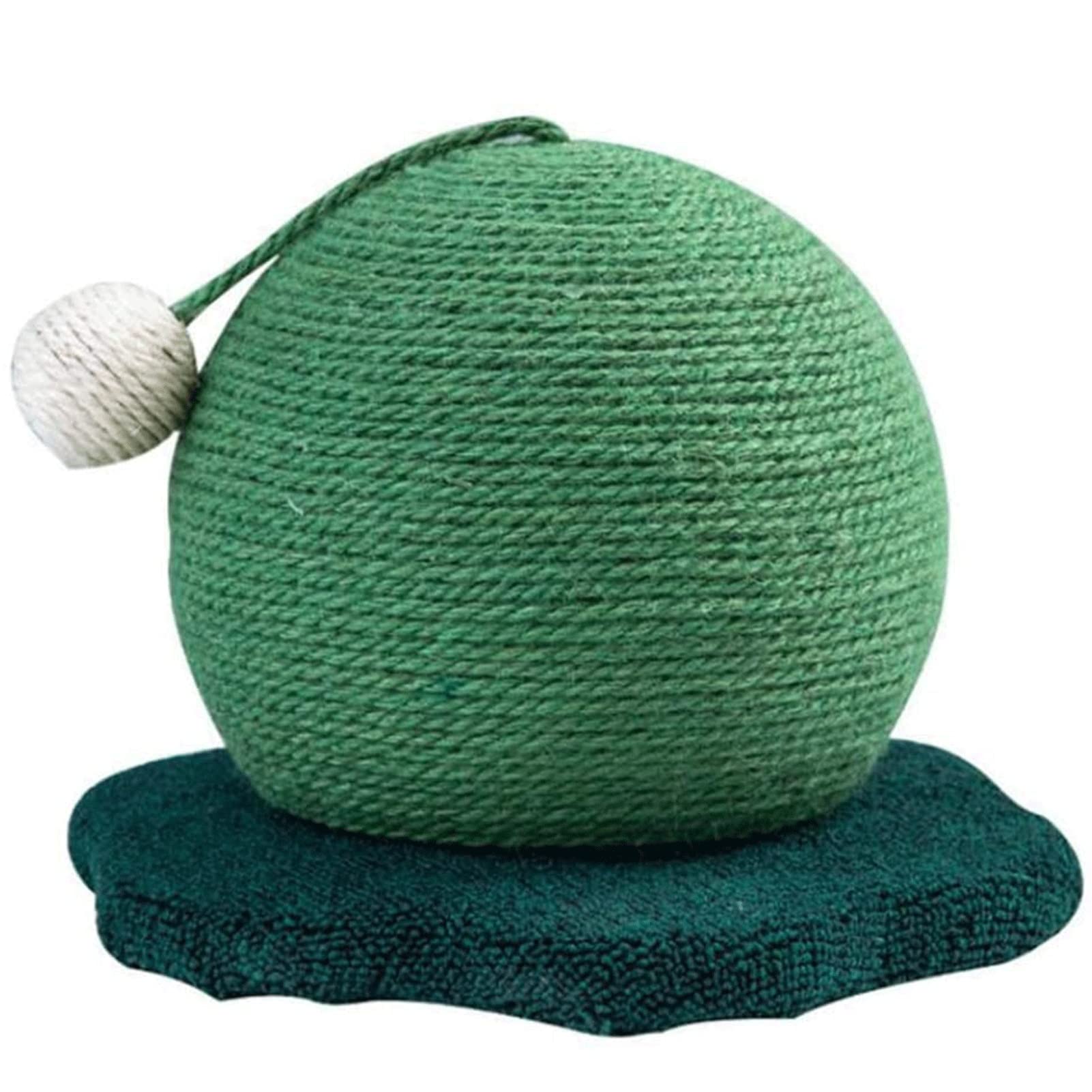 Arbre à chat sphérique en sisal et griffoir interactif pour jeu et griffes