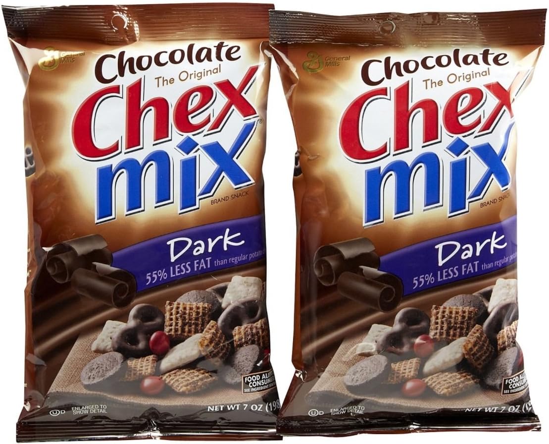 Chex Mix Select Dark Chocolate, 7 oz, 2 pk