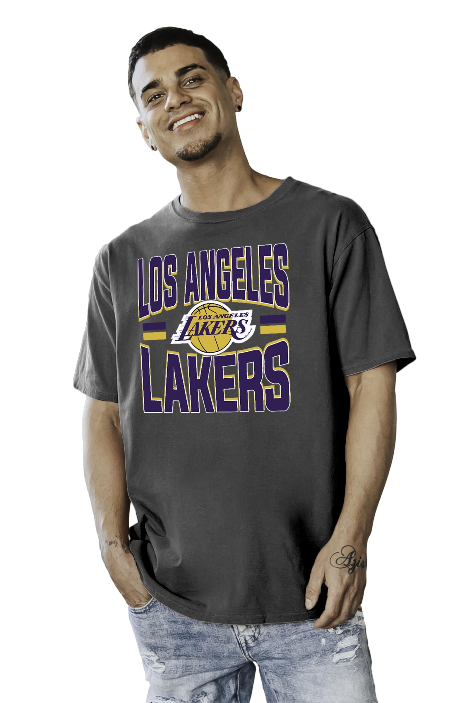 Blue 84 NBA Officially Licensed T-Shirt Ringspun Bold Black