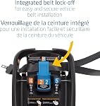 Maxi Cosi Mico Base de sièges pour voitures pour enfants - Compatible avec tous les sièges de voiture pour bébés Mico, réglables, jambe anti-rotation de stabilité, verrouillage de ceinture intégré, auto-rétractable un clic UAS Système, noir